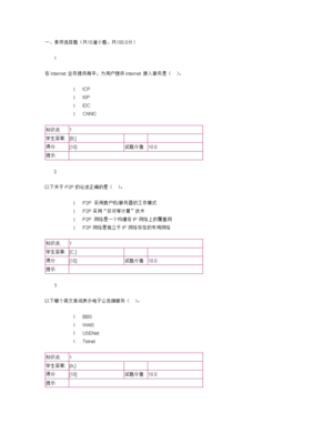 因特網接入服務業務 技術與應用前景分析